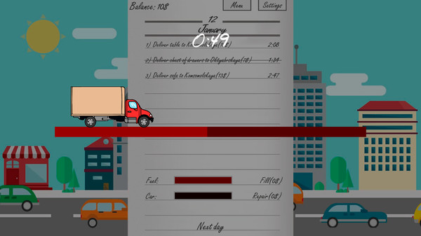 Delivery man simulator gameplay screenshot