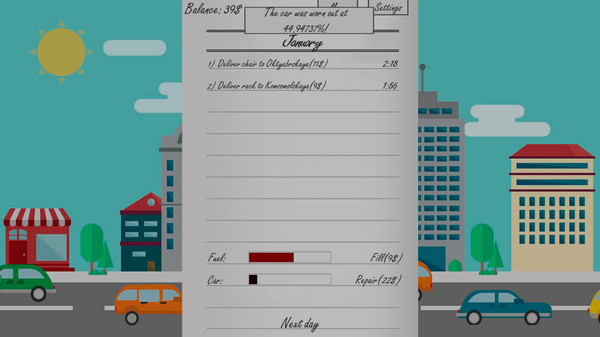 Delivery man simulator gameplay screenshot