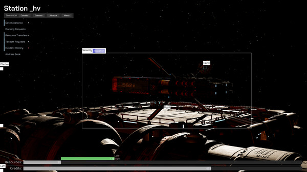 Delos: Space Traffic Control gameplay screenshot