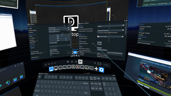 Desktop+ gameplay screenshot