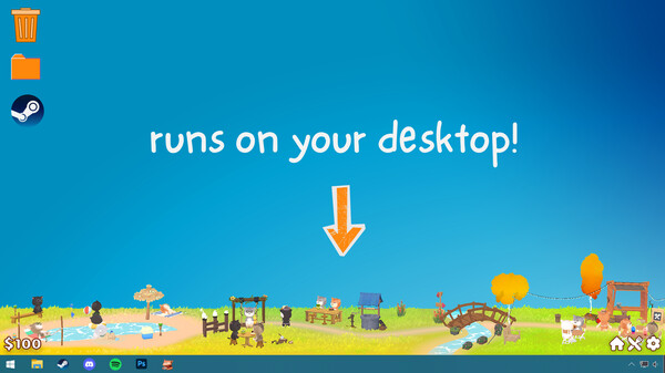 Desktop Cat Cafe gameplay screenshot