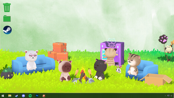 Desktop Cat Cafe gameplay screenshot