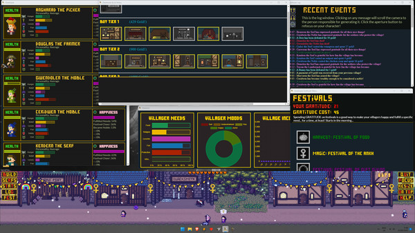 Desktopia: A Desktop Village Simulator gameplay screenshot