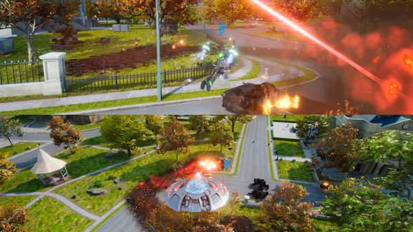 Destroy All Humans! – Clone Carnage gameplay screenshot