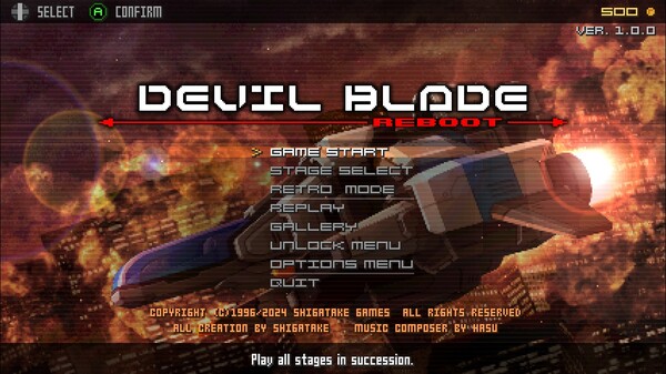 DEVIL BLADE REBOOT gameplay screenshot