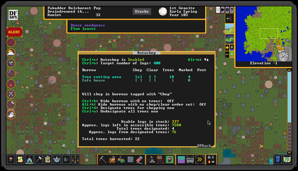 DFHack - Dwarf Fortress Modding Engine gameplay screenshot