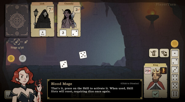 Dice & Fold gameplay screenshot