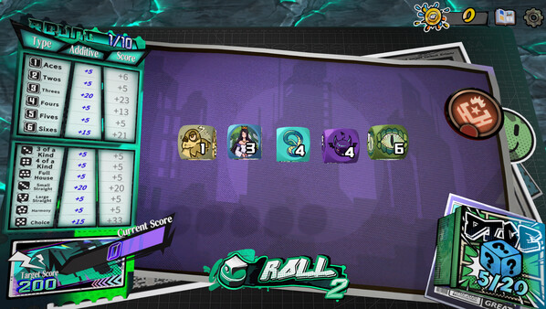 Dice Player One gameplay screenshot