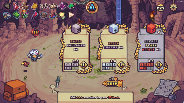 Die in the Dungeon gameplay screenshot