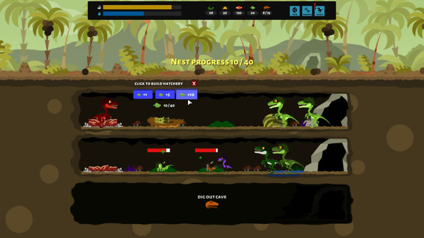 Dino Nest gameplay screenshot