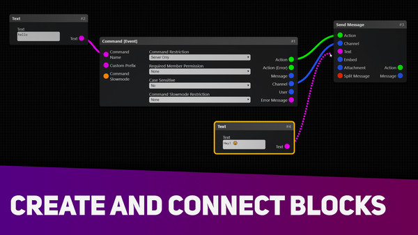Discord Bot Builder gameplay screenshot