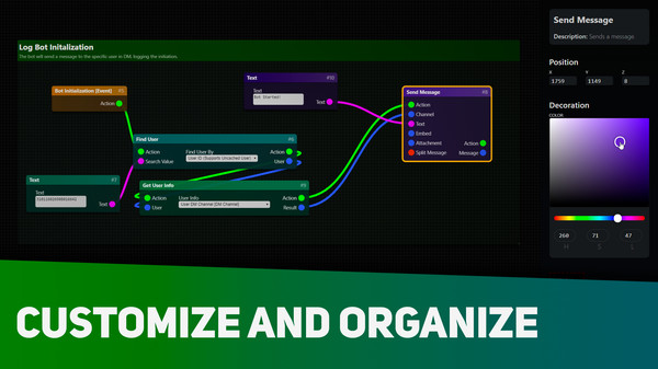 Discord Bot Builder gameplay screenshot