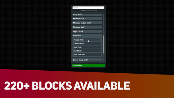 Discord Bot Builder gameplay screenshot