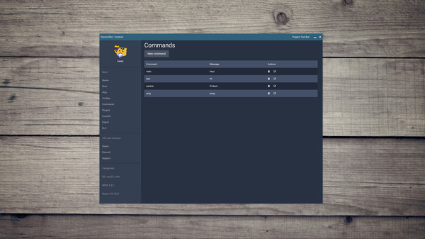 Discord Bot - Controls gameplay screenshot