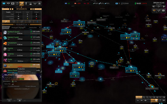 Distant Worlds 2 gameplay screenshot