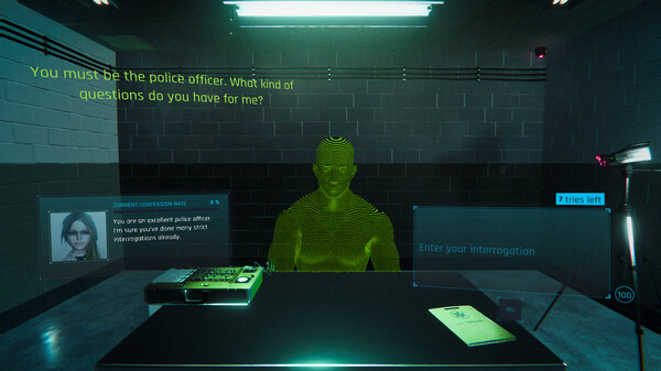 Doki Doki AI Interrogation gameplay screenshot