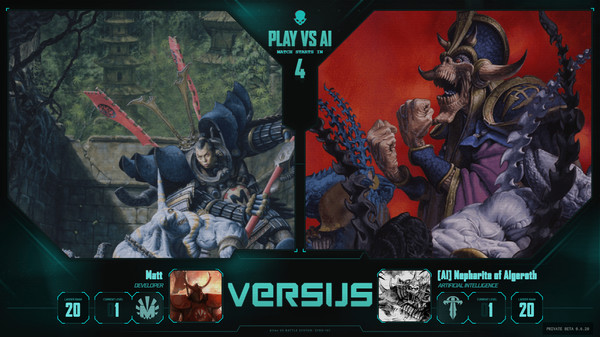 Doomtrooper CCG gameplay screenshot