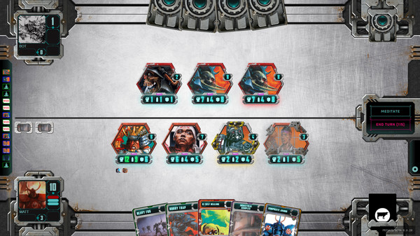 Doomtrooper CCG gameplay screenshot