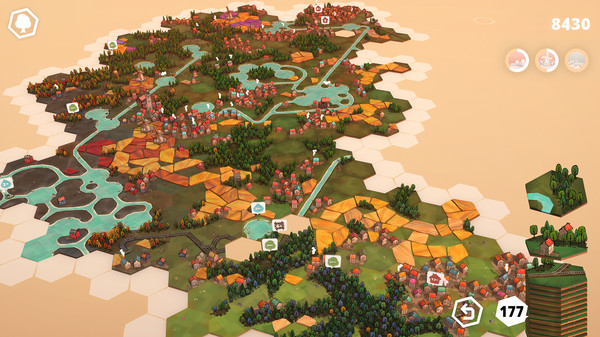 Dorfromantik gameplay screenshot