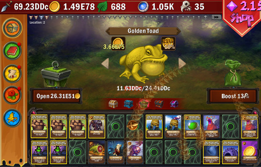 DPS IDLE gameplay screenshot