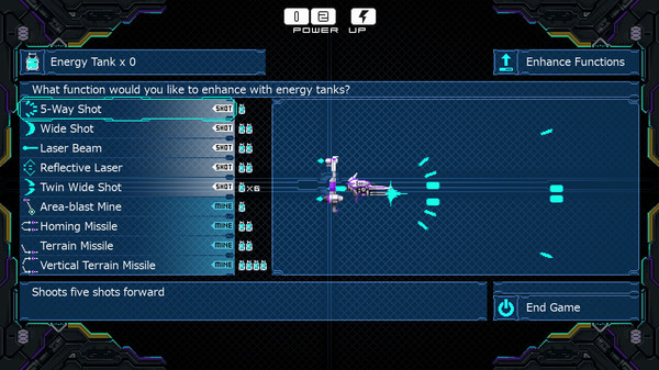 DRAINUS gameplay screenshot