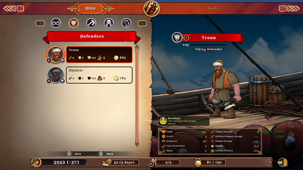 Drakkar Crew gameplay screenshot
