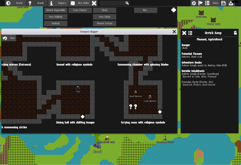 Drakkon World Builder gameplay screenshot