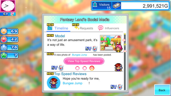 Dream Park Story gameplay screenshot