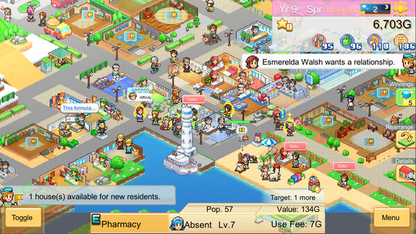 Dream Town Island gameplay screenshot