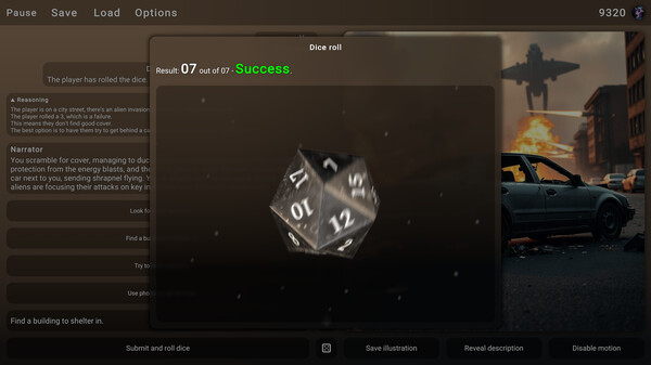 DREAMIO: AI-Powered Adventures gameplay screenshot