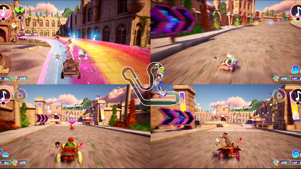 DreamWorks All-Star Kart Racing gameplay screenshot
