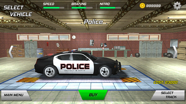 Drift racing car gameplay screenshot