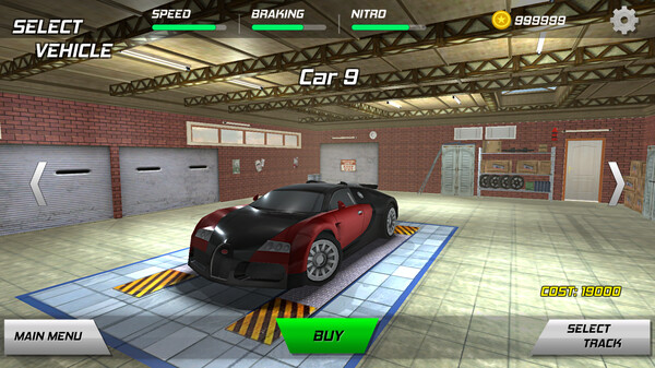 Drift racing car gameplay screenshot