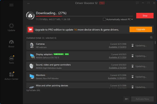 Driver Booster for Steam gameplay screenshot