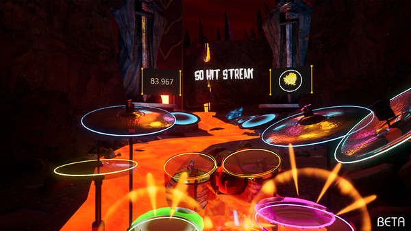 DrumBeats VR gameplay screenshot