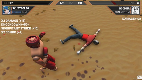 Drunken Wrestlers 2 gameplay screenshot