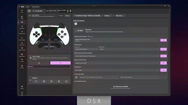 DSX gameplay screenshot