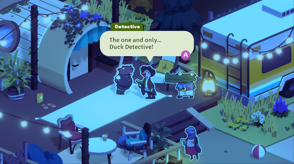 Duck Detective: The Ghost of Glamping gameplay screenshot