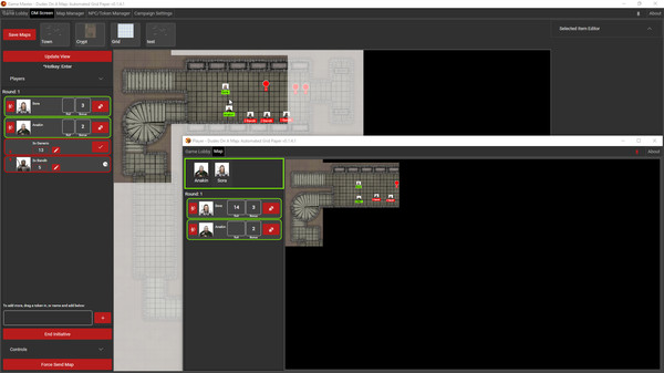 Dudes on a Map: Virtual Grid Paper gameplay screenshot