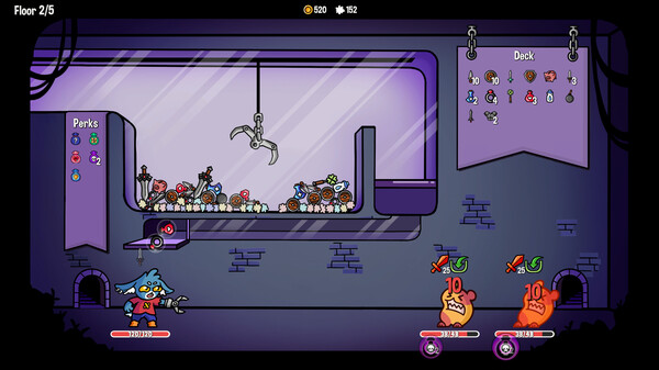 Dungeon Clawler gameplay screenshot