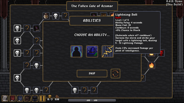 Dungeon Exiles gameplay screenshot