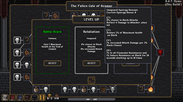 Dungeon Exiles gameplay screenshot