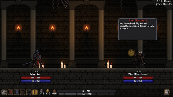 Dungeon Exiles gameplay screenshot