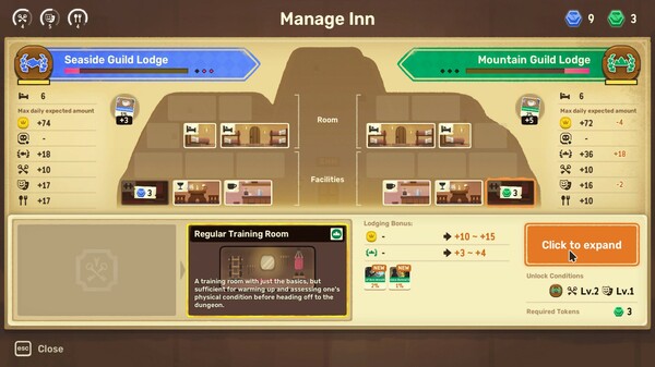 Dungeon Inn gameplay screenshot