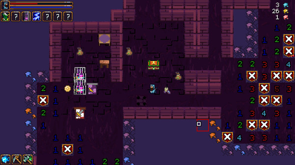Dungeon Minesweeper gameplay screenshot