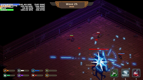Dungeon Survivors gameplay screenshot