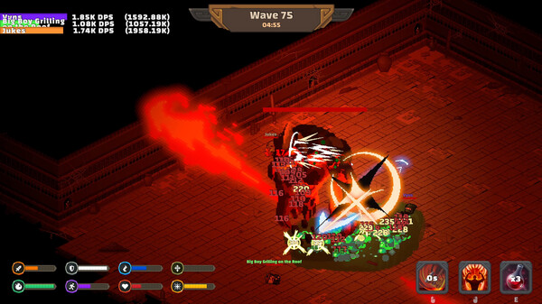 Dungeon Survivors gameplay screenshot