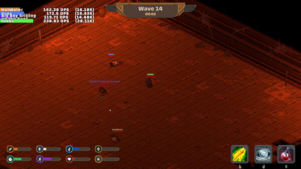 Dungeon Survivors gameplay screenshot