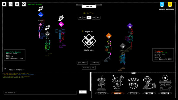 Dungeon Team gameplay screenshot