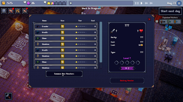 Dungeon Tycoon: Prologue gameplay screenshot